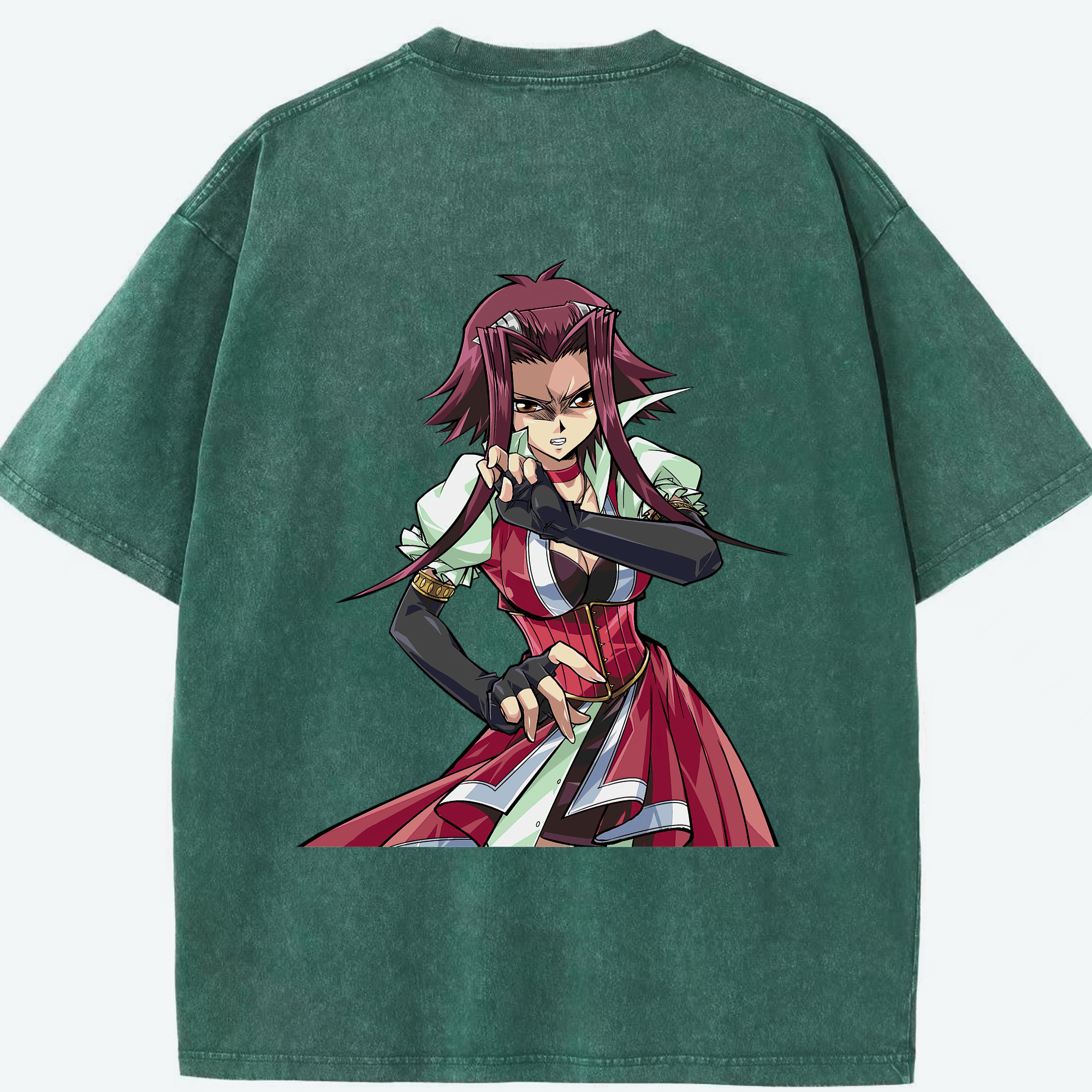 （画像用） 遊☆戯☆王 Yu-Gi-Oh! 綿100% ヴィンテージ風 半袖Tシャツ（背面プリント）